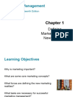 Defining Marketing For The New Realities Kotler 15e CHAP01