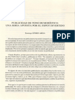 Seria: Publicidad de Tono Humorístico: Apuesta Por El Espot Divertido