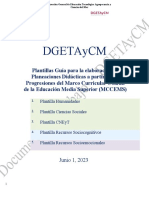 Plantillas PD DGETAyCM 1ra. 2023