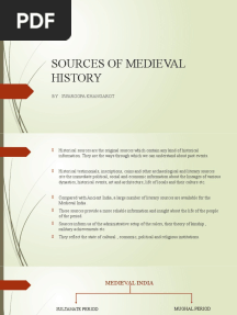 Sources of Medieval History