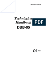 Nikkiso DBB 05 Dialysis System - Technical Handbook (De)