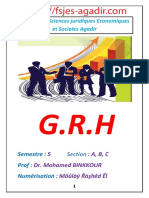 Résumé G-R-H Fsjes-Agadir