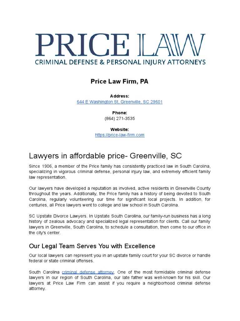 Criminal Attorney Greenville SC PDF Lawyer Criminal Defense Lawyer