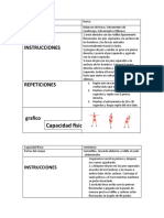 Instrucciones: Capacidad Física