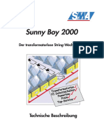 Sunny Boy SWR2000 Technische Beschreibung