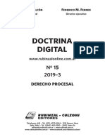 Nº 15-2019 Derecho Procesal