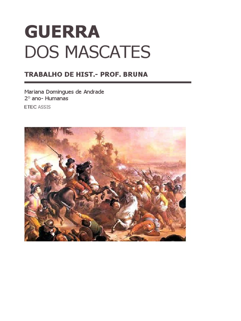 Consequências da Guerra dos Mascates | PDF