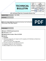 Technical Bulletin - ACP - ACS - Connect - Tool - v1.0 - B-307