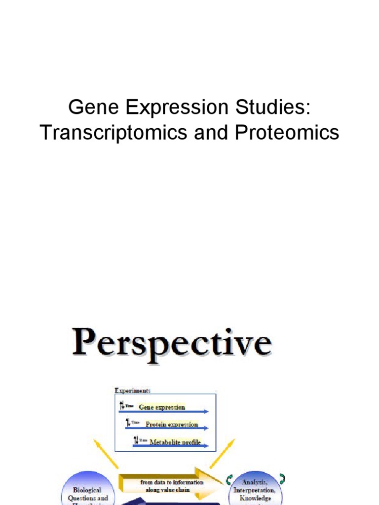 Gene Expression: Proteomics Insights | PDF | Gel Electrophoresis ...