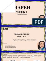 Adm Mapeh Week-1 - Day 1-5