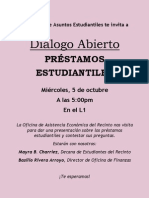 Flyer Dialogo Prestamos