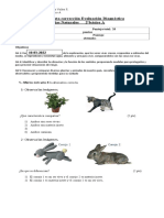 Paula Evaluación Diagnóstica Ciencias Naturales 2