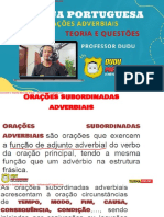 Orações Adverbiais