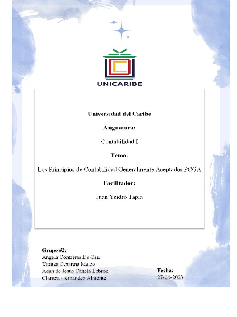 Grupo #2 Trabajo Final de Contabilidad 1 | PDF | Contabilidad | Estado ...