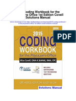 2015 Coding Workbook For The Physicians Office 1st Edition Covell Solutions Manual