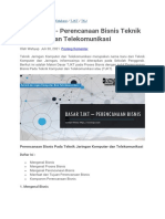 Perencanaan Proses Bisnis Dan Perencanaan Bisnis