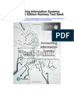 Accounting Information Systems Global 14th Edition Romney Test Bank