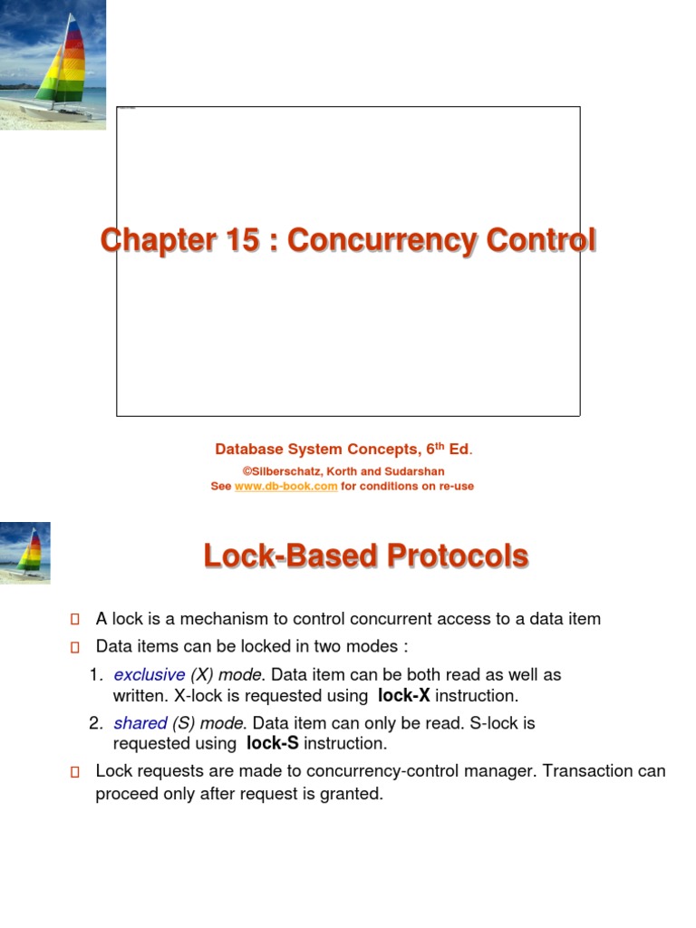 Locks PDF Database Transaction Data Management