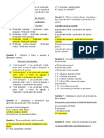 Espelho - 2 Bim - 2 Meca - Tipos de Predicado Exercícios