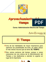 Aprovechamiento Del Tiempo