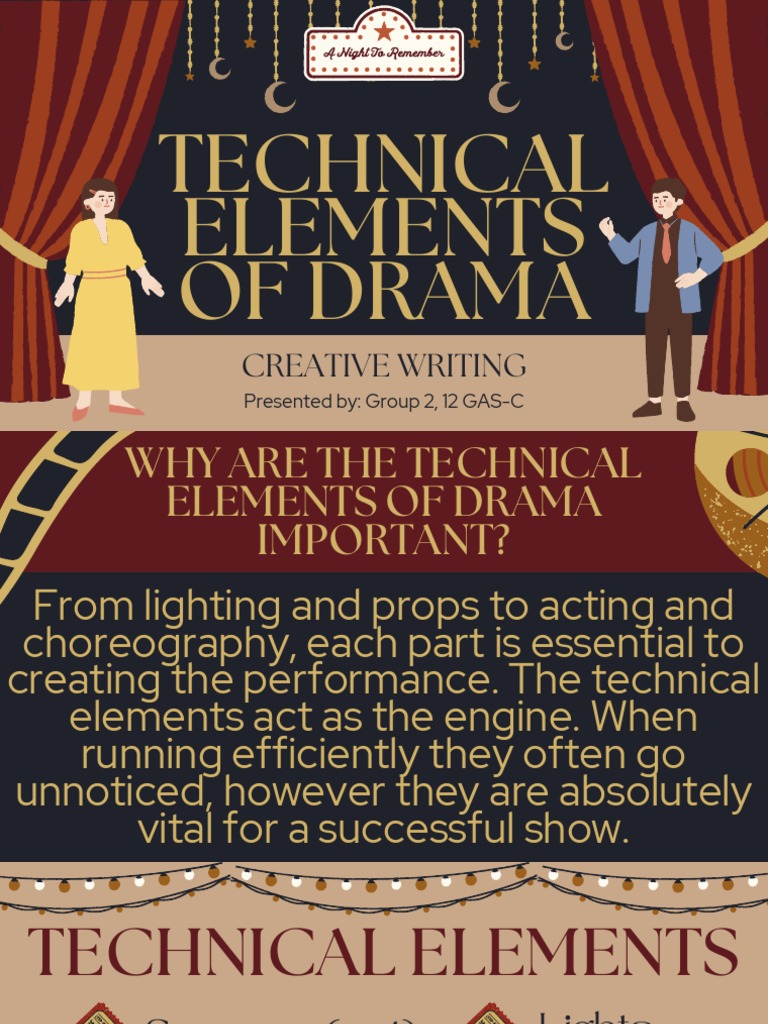 Mention Three Element Of Drama
