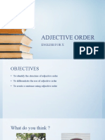 Adjective Order