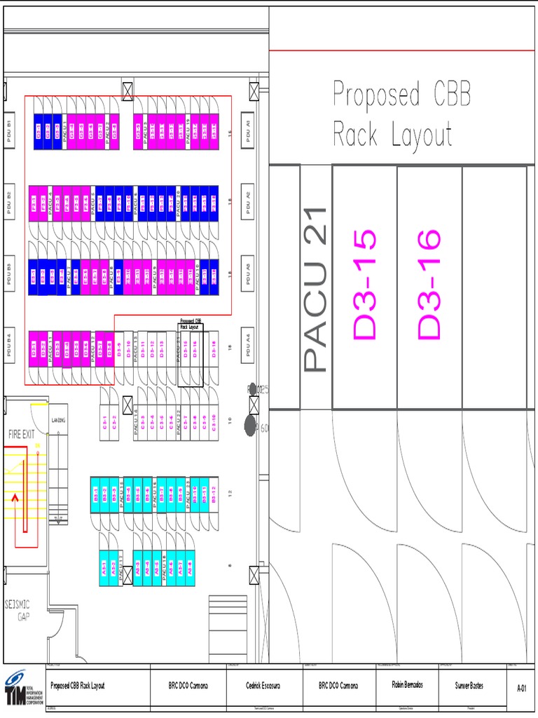 CBB Proposed Rack Layout | PDF