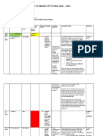 SCHEME OF WORK GRADE 7 - Updated