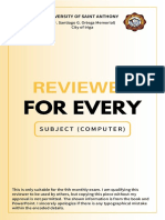 Reviewer For Computer 9th