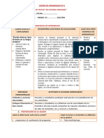 Sesión de Aprendizaje #4 Producción de Textos" Mi Historia Personal