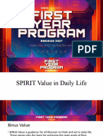 Spirit Value in Daily Life