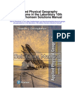 Applied Physical Geography Geosystems in The Laboratory 10th Edition Thomsen Solutions Manual