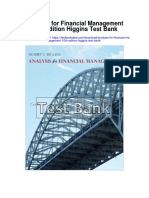 Analysis For Financial Management 10th Edition Higgins Test Bank