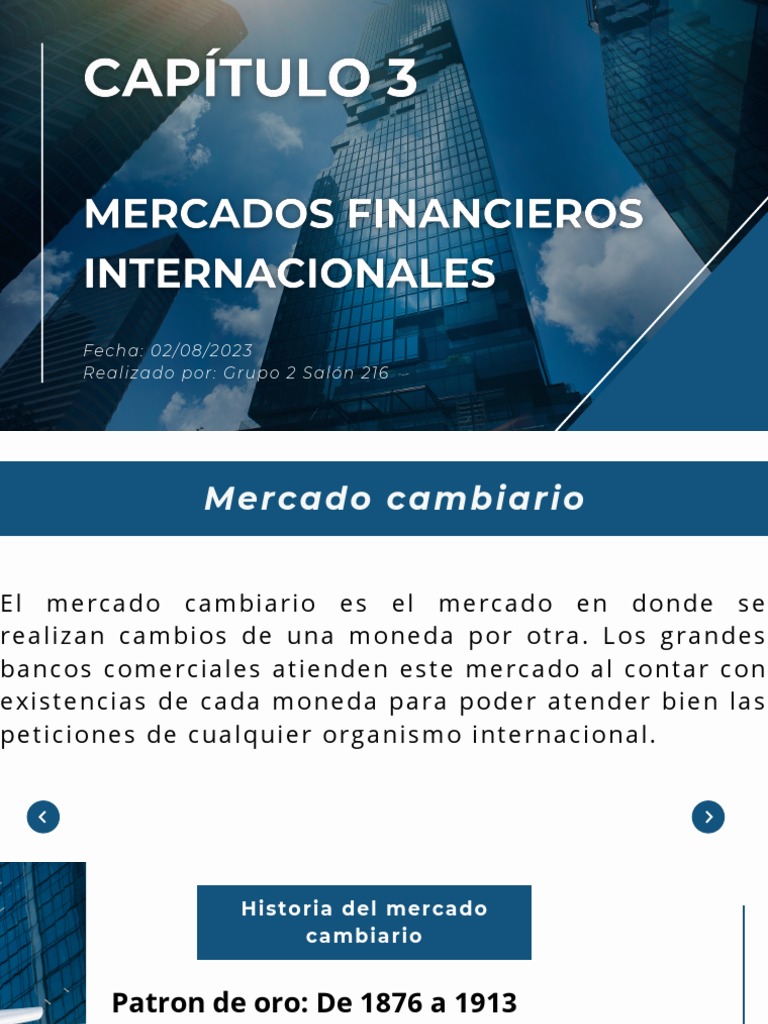 Historia del Mercado Cambiario Global | PDF | Finanzas y dinero