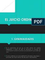 Juicio Ordinario Civil