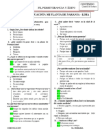 Examen de Mi Planta de Naranja Lima