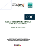 Manual Participante Calidad Higienica Coahuila