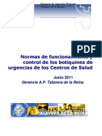 Normas Funcionamiento Botiquines