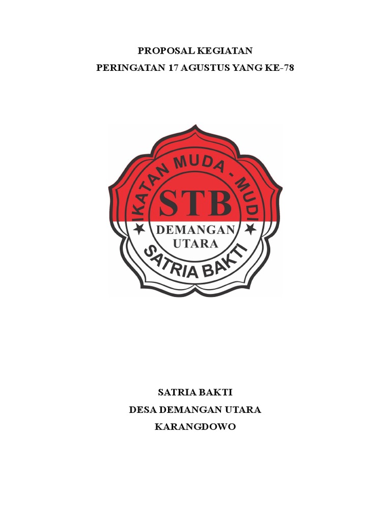 PROPOSAL KEGIATAN 17 Agustus PDF