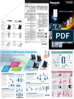 Broucher of Latest Panasonic IP PBX System Model KX - HTS 824