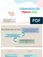 Isoinmunizacion Materno Fetal ANA CASTAÑEDA