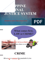 Philippine Criminal Justice System.. 1st Year Bscrim