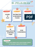 Jadwal Kelas 1a