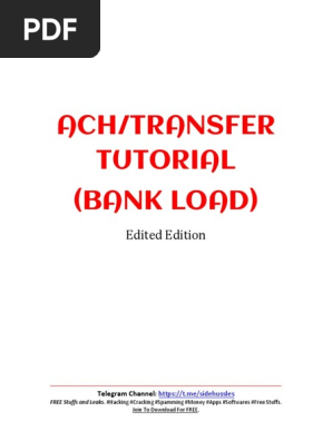 ACH_TRANSFER_TUTORIAL(BANK LOAD)