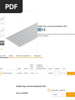 Cable Tray, Marine Standard, ALU - OBO