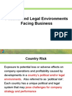 Politican & Legal Environment