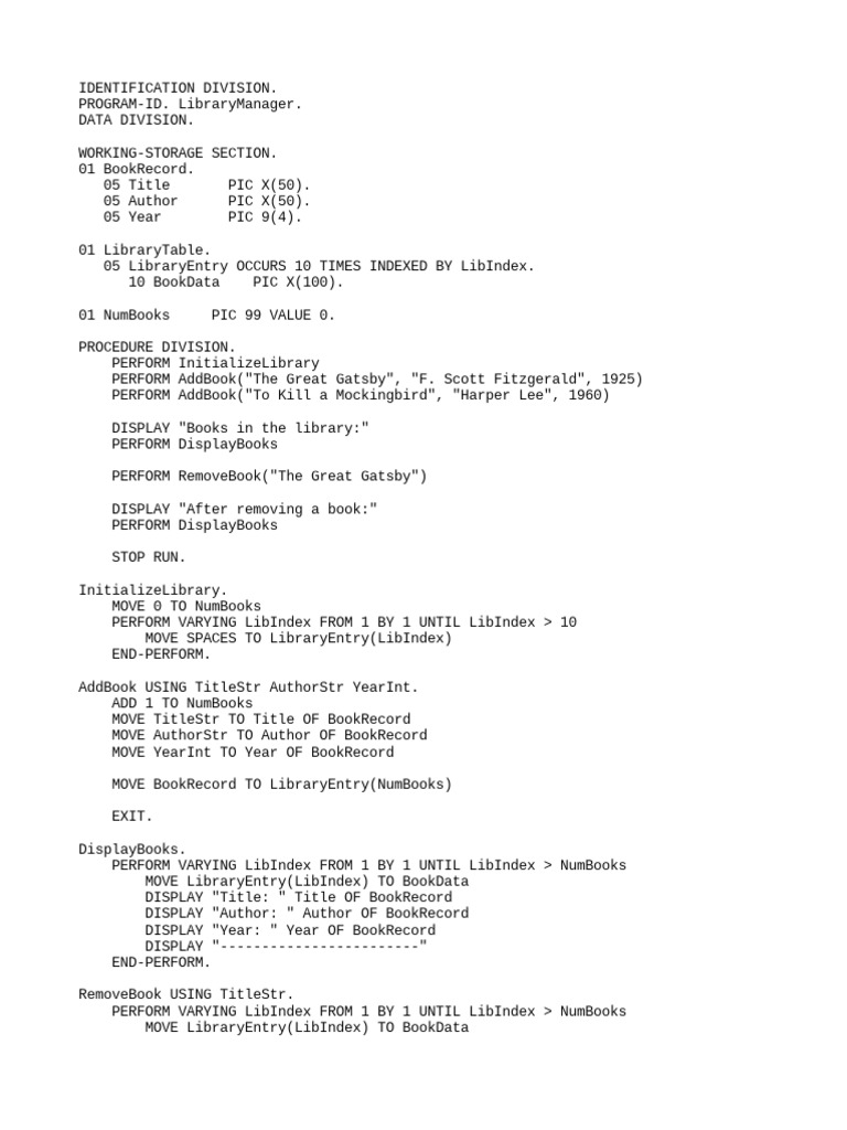 Library Management System Code | PDF | Computers