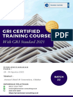 GRI Certified Training Course B Agustus - 2