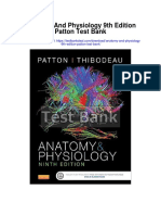 Anatomy and Physiology 9th Edition Patton Test Bank