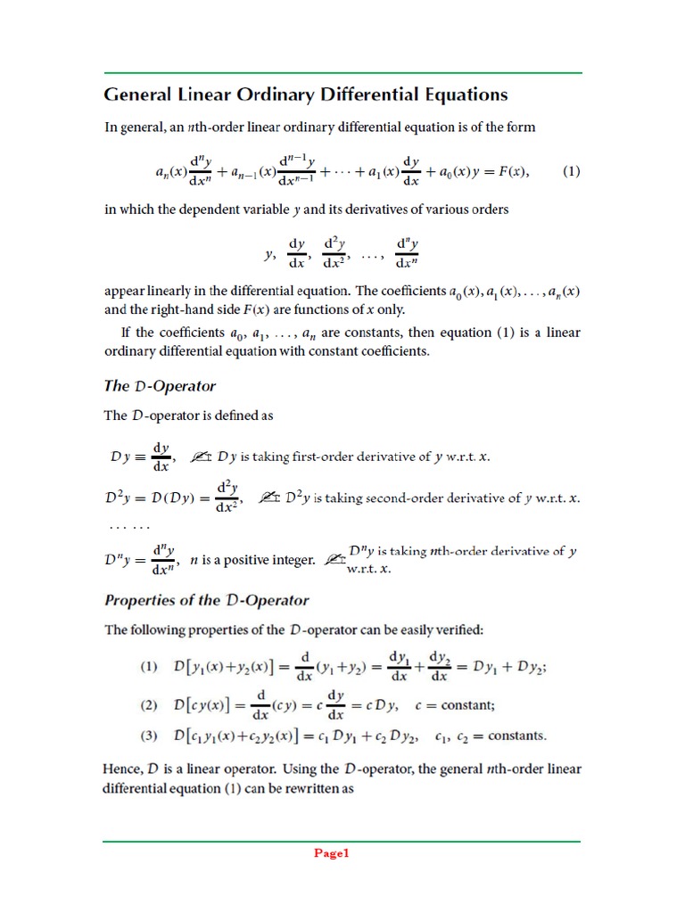 Math Circuits PDF Ordinary Differential Equation Rates